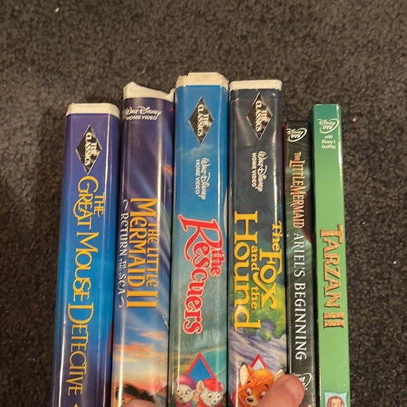 Disney Movies VHS and DVD Lot of 6 with 3/6 Black Diamond VHS - Picture 7 of 7